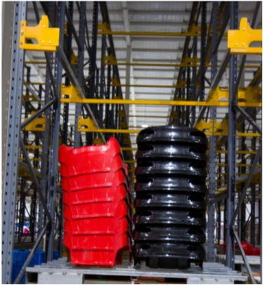 シャトルRGVを備えた高密度で耐久性の高い倉庫ASRS